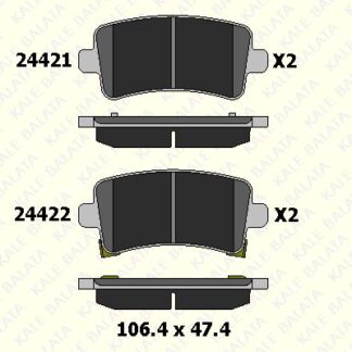 ARKA FREN BALATASI INSIGNIA A 09> 17