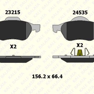 ON FREN BALATASI CLIO III 06>12 MEGANE II 03>08 SCENIC II 03>08 LAGUNA III 07>15 1.4 1.5 DCI 1.6 1.9 DCI 2.0 16V