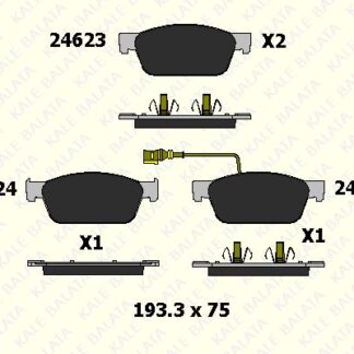 ON FREN BALATASI TRANSPORTER T5 / T6 1,9 2,0TDI 03>