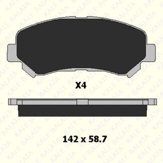 ON FREN BALATASI NISSAN QASHQAI 2007 2012 X TRAIL 2008 2011 RENAULT KALEOS 2,0 DCI