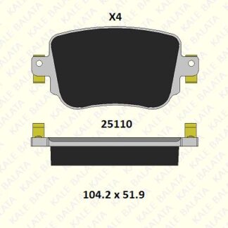 FREN BALATASI ARKA SHARAN 10> CADDY IV 15> A1 10> Q3 11> / ALHAMBRA 10> LEON 12> OCTAVIA III 13>