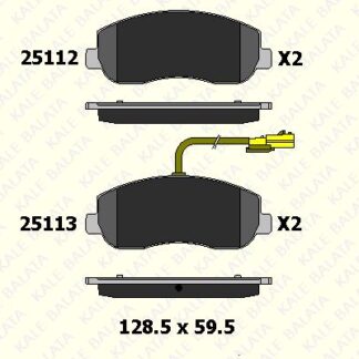ARKA FREN BALATASI MASTER III MOVANO B 2,3CDTI 07 / 10> TEK TEKER
