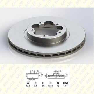 ON FREN DISK AYNA TRANSIT V347 2,2TDCI / 2,4TDCI / 3,2TDCI 06 /> A,CEKER OLCU: (300 * 28)