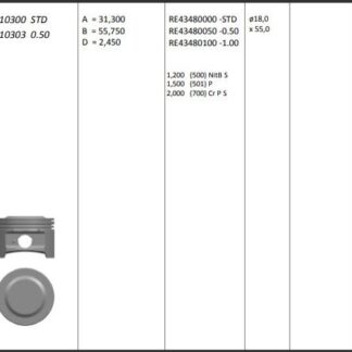 MOTOR PISTON+SEGMANI ( RIKEN ) 77,60+0,50mm CAP ASTRA 1.4 CORSA 1.4 E16 SE16V C16 SE ENJ/KAT Z1.4XE-GLHB 4 SIL. BENZINLI 1389 CC-66 KW (90 PS)
