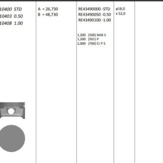 MOTOR PISTON+SEGMANI ( RIKEN ) 79,00+STDmm CAP MERIVA 1.6 ASTRA TWINPORT Z16XEP 4 SIL. BENZINLI 1598 CC-74 KW (101 PS)