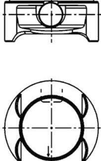 PISTON SEGMAN STD 73,4MM Z12XEP