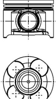 MOTOR PISTON+SEGMAN KOMPLE 0.40. 82.00mm ASTRA H 04>14 – VECTRA C 02>08 – ZAFIRA B 05>15 – SIGNUM 03>08 Z19DTH