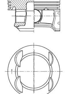 MOTOR PISTON+SEGMANI 73,40+0,25mm CAP ASTRA J 1.4I16V AVEO II 1.4I16V CORSA D 1.4I 16V MERIVA B 1.4I16V A14XER 4 SIL. BENZINLI 1364 CC-74 KW 101 PS