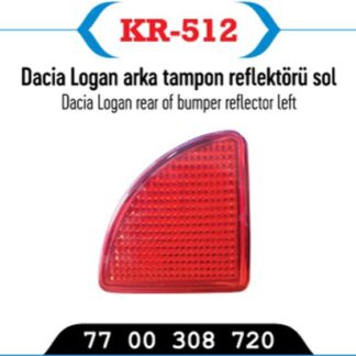 ARKA REFLEKTÖR SOL KANGOO 02>08 LOGAN