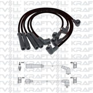 BUJI+BOBIN KABLOSU MAZDA 626 III 1.8 2.0 12V (FE-F2-F8) 87-92 (SILIKON KABLO)