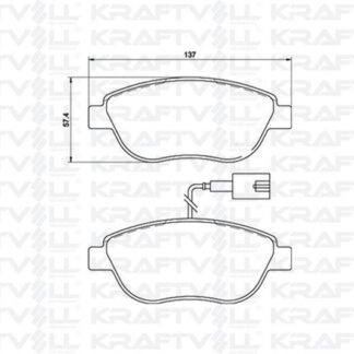 ON FREN BALATASI FIAT BRAVO II DOBLO FIORINO BIPPER NEMO PRATICO EVO PUNTO STILO IDEA LINEA 08> OPEL COMBO CORSA 12>