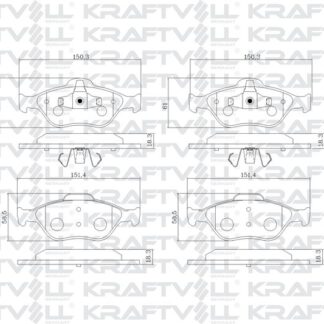 ON FREN BALATASI FIESTA IV / V 95>08 FUSION 02>12 KA 1,6 03>08 MAZDA 121 III 03> ABSLI