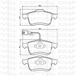 ON FREN BALATASI FIAT DOBLO III 500L 10> OPEL COMBO 12> LANCIA DELTA III 09>14