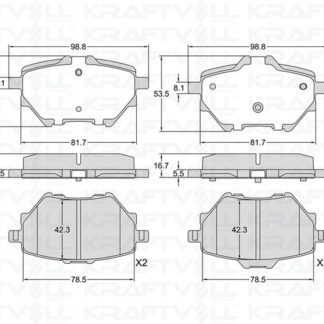 ARKA FREN BALATASI 2008 II-3008-308 II-508 II-PARTNER-RIFTER-BERLINGO-C4 PICASSO II-COMBO-GRANDLAND X 13> DISK CAPI:268 MM