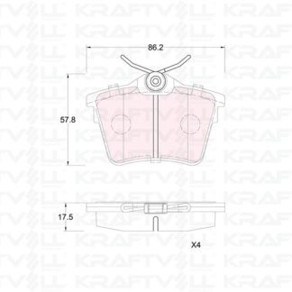 ARKA FREN BALATASI P407 04> C5 III 09> 1,6HDI 110 FAP 1,8 2,0 2,0 HDI 135 FAP 2,2 3,0