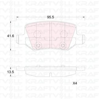 FREN BALATASI ARKA W168 97>04 W169 04>12 W245 08>11 VANEO 414 02>05