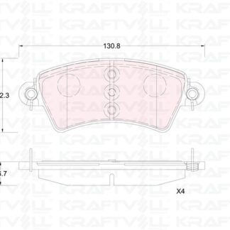ON FREN BALATASI P206 GTI EW10J4 (2.0 16V) TU5JP4 (1.6 16V) P306 XSARA 1.6 8V 1.9