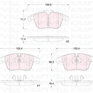 ON FREN BALATASI FISLI C5 III 1.6 16V / 1.8 16V / 2.0 16V / 1.6HDI / 2.0HDI 02 / 08> P407 DW10BTED4