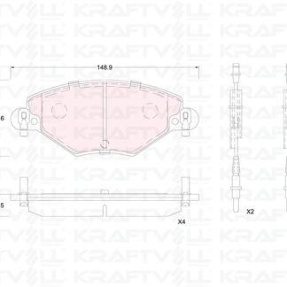 ON FREN BALATASI CITROEN C5 1.6HDI 1.8 16V 2.0I 16V 00>