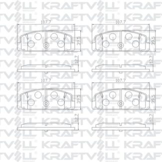 FREN BALATASI ARKA MAZDA 323 626 2.0 98>02 MAZDA 6 03>10 PREMACY 99-05