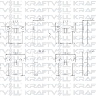 FREN BALATASI ARKA V-CLASS 638/2 97>03 VITO 638 97>03 , P406 P605 P607 95>08