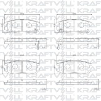 ARKA FREN BALATASI FRONTERA 92 98 ISUZU TROOPER 92>