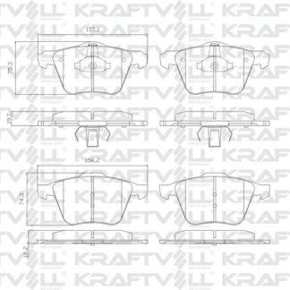 ON FREN BALATASI GALAXY S MAX 2,0ECO / 2,0TDCI / 2,2TDCI 06>15 VOLVO S60 II 10>15 S80 II V60 V70 III 10> XC70 II 07>