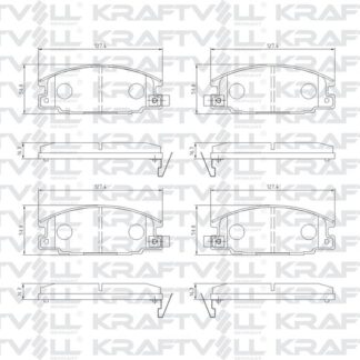 ON FREN DISK BALATA ISUZU TFR24 TFR54 TFS FRONTERA A 2.4I / 2.3TD