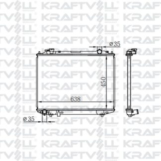 MOTOR SU RADYATORU MAZDA B2500 BT50 06> FORD RANGER MANUEL (450*638*26) BRAZING (MT)