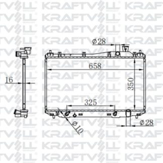 MOTOR SU RADYATORU HONDA CIVIC VTEC 2001 2006 (350×658×16) BRAZING (AT)