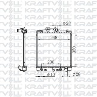 MOTOR SU RADYATORU HONDA CIVIC 1992-2000 (350*359*23) MANUEL VITES