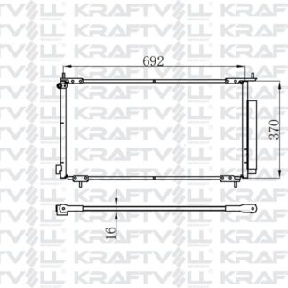 KLIMA RADYATORU (KONDANSER) HONDA CR-V 2,0I 16V 02-06
