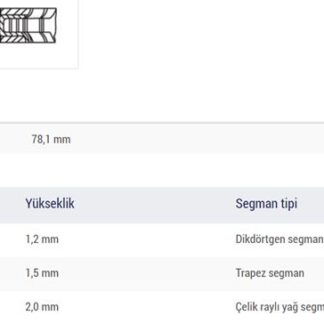 SEGMAN TAKIMI X14XE Z14XE ASTRA G CORSA C (78,10MM) 050