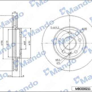 ON FREN DISKI 15 INCH (276MM) ASTRA J 10> CRUZE10> AVEO T300