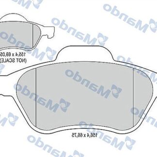 ON FREN BALATASI CLIO III 06>12 MEGANE II 03>08 SCENIC II 03>08 LAGUNA III 07>15 1.4 1.5 DCI 1.6 1.9 DCI 2.0 16V