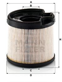 MAZOT FILTRE ELEMANI P206 307 406 C5 P607 JUMPY EXPERT JUMPY P806 XSARA II XSARA PICASSO EVASION DW10TD (2.0HDI 8V)