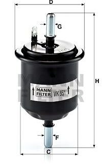 BENZIN FILTRESI ACCENT 2000 2005 FISLI TIP