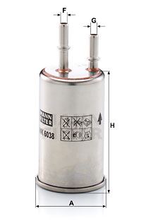 YAKIT FILTRESI VOLVO S60 II 10> S80 II 10>V60 I 10> V70 III 10> XC60 10>XC70 II 10> T5-T6 2.0 3.2