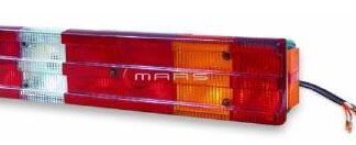 STOP LAMBASI KANALLI SOL PLAKALI KABLOLU MERCEDES ACTROS / AXOR / AXOR II / ACTROS MP2-MP3 / UZUN TIP 510MM / 7 FONKSIYONLU
