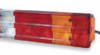 STOP LAMBASI KANALLI SAG KABLOLU ( TESISATLI ) PLAKASIZ MERCEDES ACTROS / AXOR / AXOR II / ACTROS MP2-MP3 / UZUN TIP 510MM / 7 FONKSIYONLU