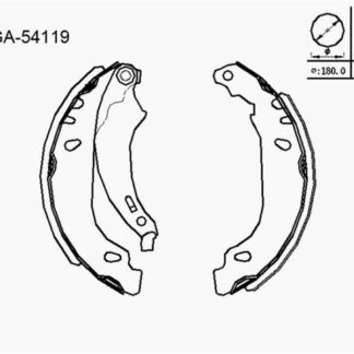 KAMPANA BALATA CLIO II CLIO SYMBOL / LOGAN 04> SANDERO 08>