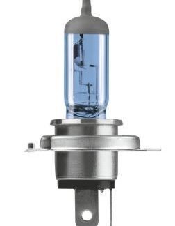 AMPUL H4 12V 55 60W TIRNAKLI FAR 43T %10 FAZLA ISIK BEYAZ CIFT