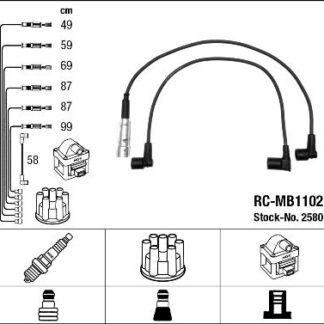 ATESLEME KABLOSU SETI (85­RC-MB1102) W126 79>85 W460 79>89 R107 74>85
