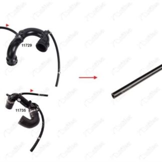 TURBO BORUSU HORTUMU CLIO II KANGOO 98> LOGAN 04> 1.5 DCI 5MM X 11MM =15CM