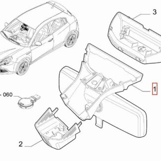 IC DIKIZ AYNASI ALFA ROMEO GIULIETTA 10>20