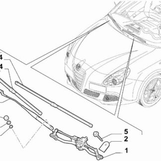 ON SAG SILECEK KOLU ALFA ROMEO GIULIETTA 10>20