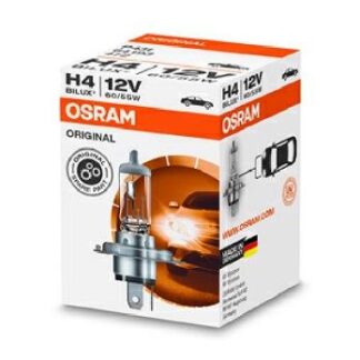 12V STANDART H4 AMPUL 55 / 60W TIRNAKLI P43T ALMAN MALI