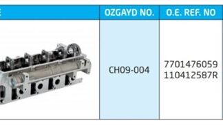 SİLİNDİR KAPAĞI CLIO II III KANGOO MEGANE II SCENIC ll / LOGAN SANDERO