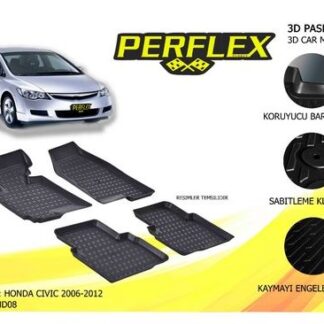 PASPAS 3D HAVUZLU X-MAT HONDA CIVIC 2006-2012