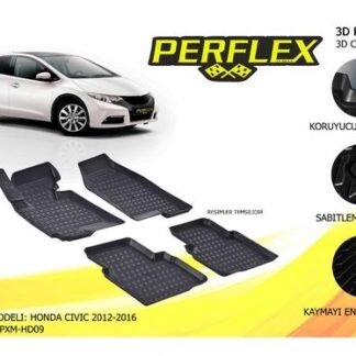 PASPAS 3D HAVUZLU X-MAT HONDA CIVIC 2012-2016